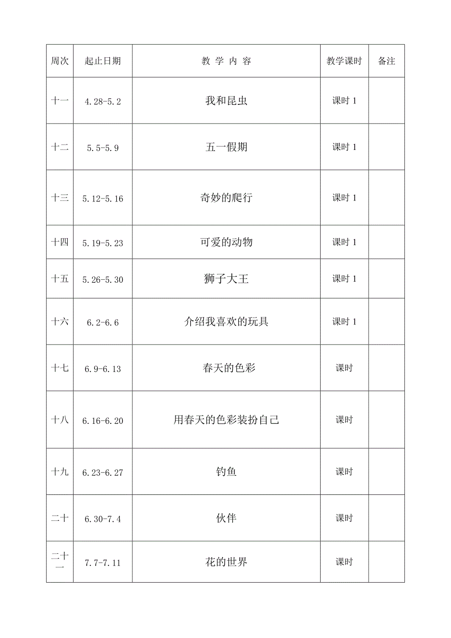 一年级下美术教学进度_第2页