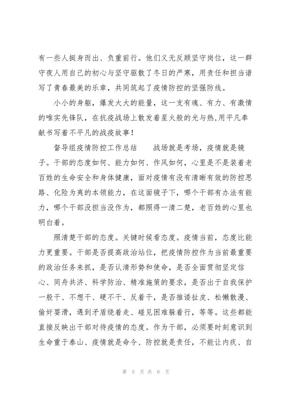 2023年督导组疫情防控工作总结.docx_第5页