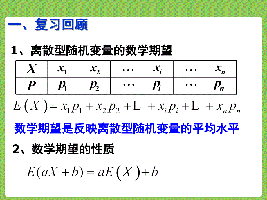 高中数学人教A版选修23第二章232离散型随机变量的方差共18张PPT_第2页