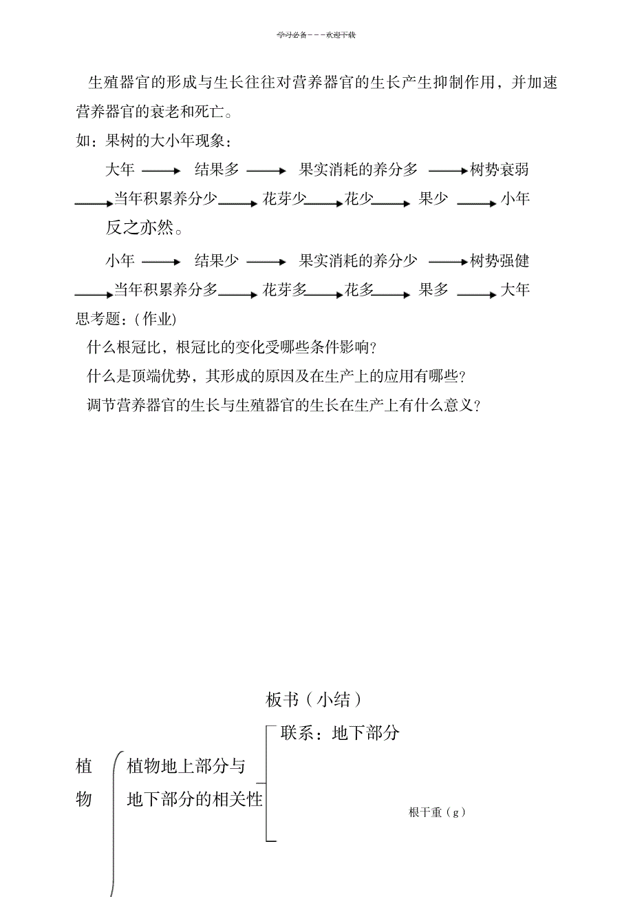 2023年《植物生长的相关性》精品教案1_第4页