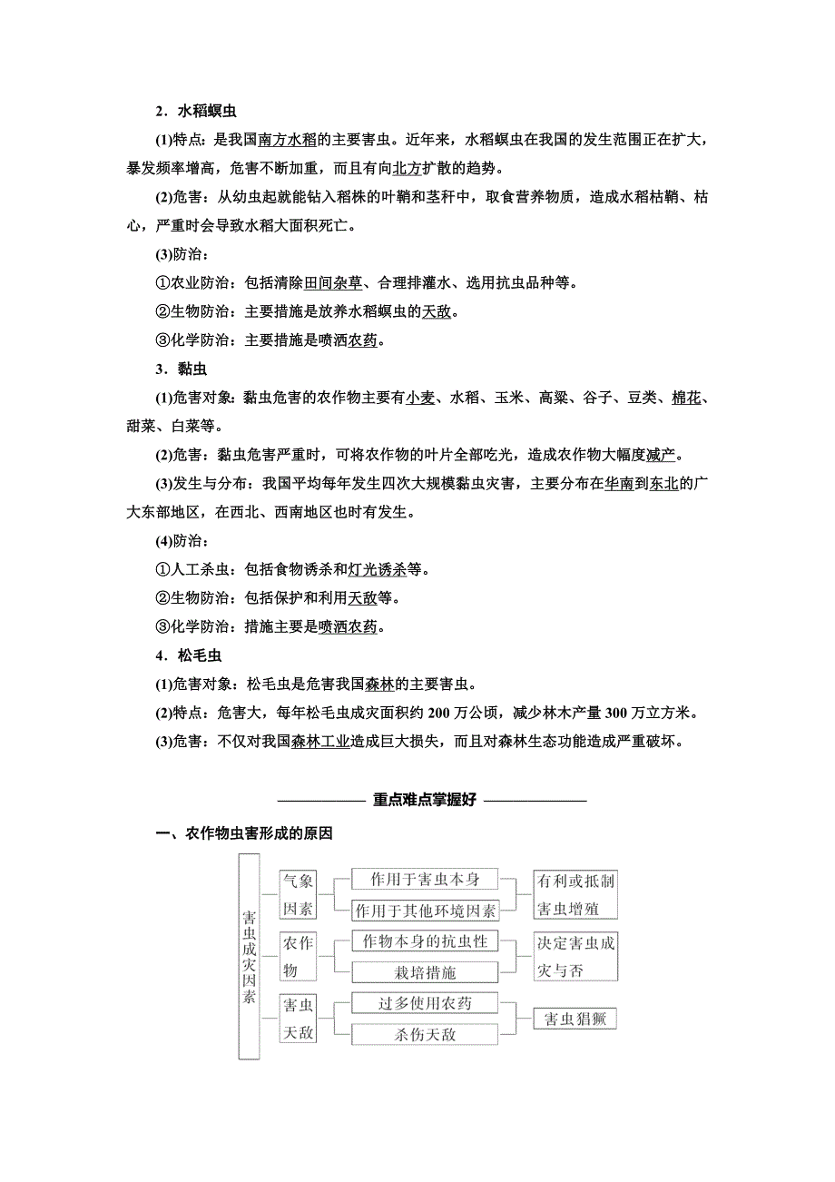 精编高中地理三维设计中图版选修5教学案：第二章　第四节 中国的生物灾害 Word版含答案_第2页