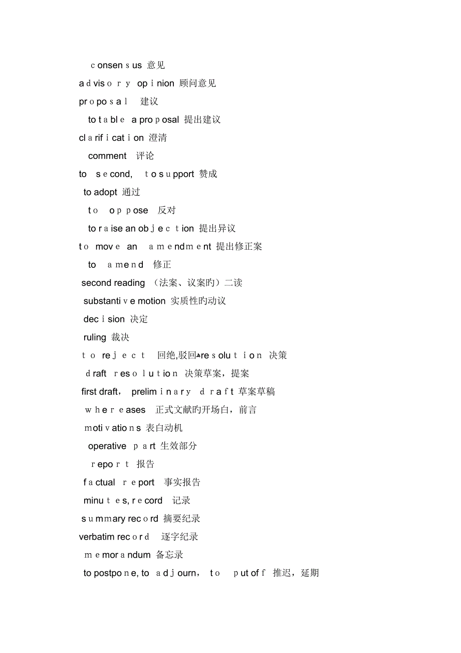 商务英语专业词汇_第4页