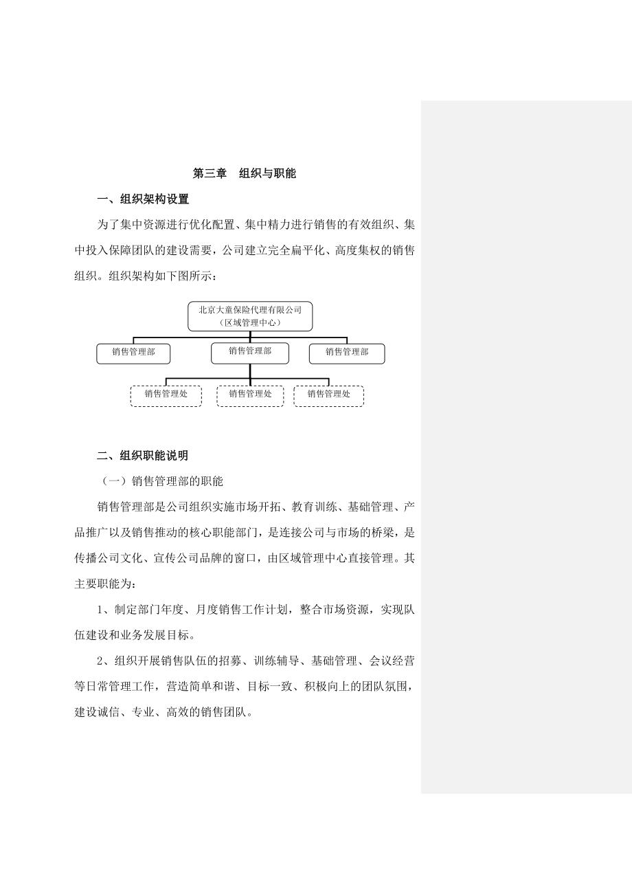 北京大童销售组织人力资源管理办法北京1112发文(基本法新版)_第2页