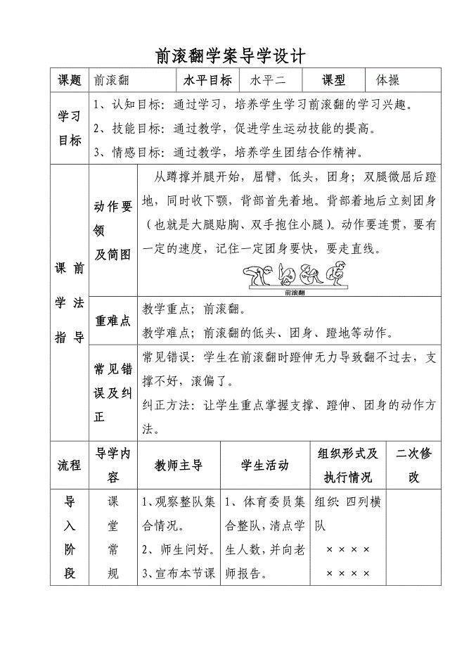 前滚翻学案导学设.doc