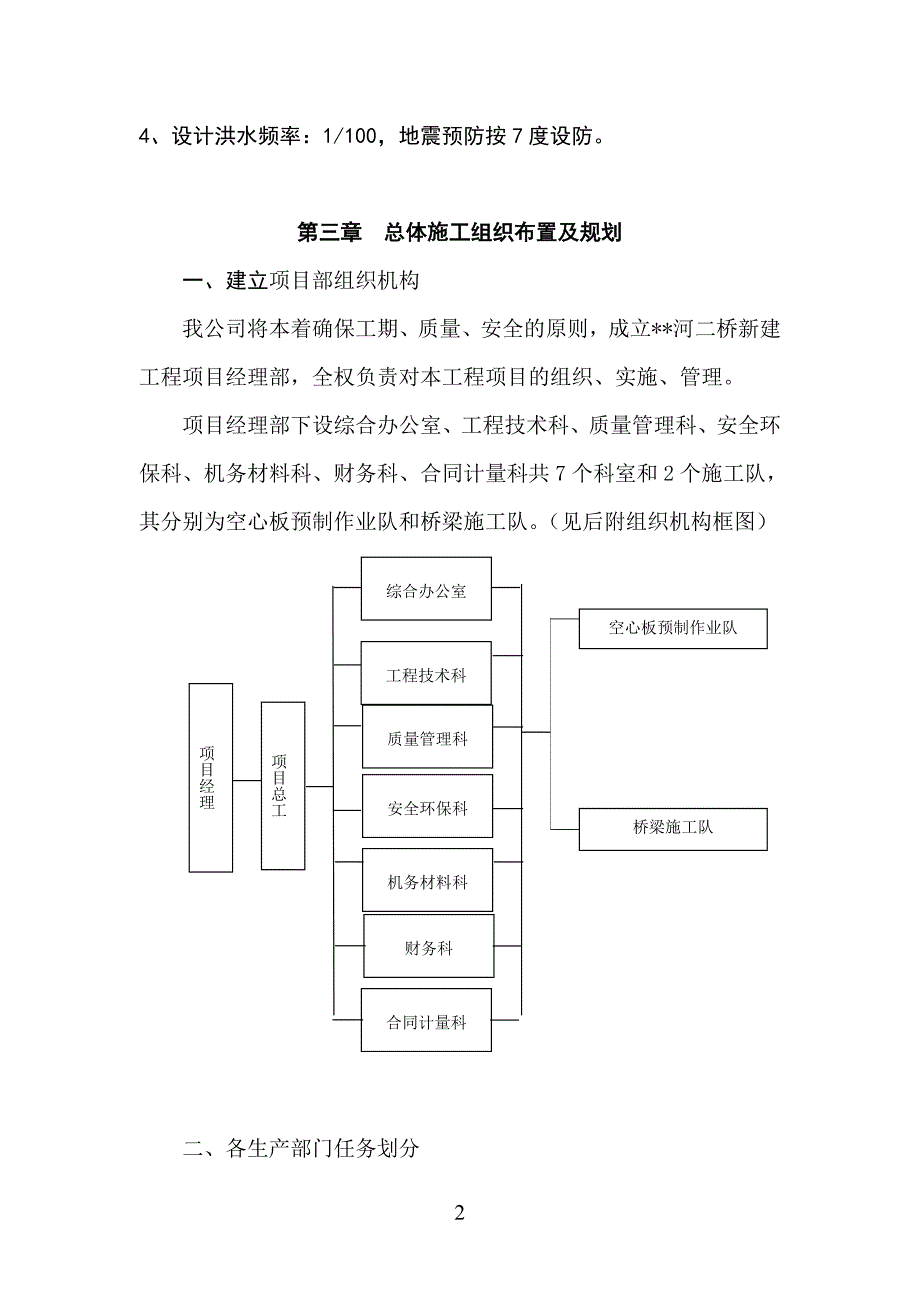 240m空心板预应力桥施工组织设计--毕业设计_第2页