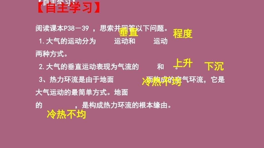 鲁教版必修一第二单元第二节大气运动第二课时热力环流教学共27张含三个视频及歌曲ppt课件_第5页