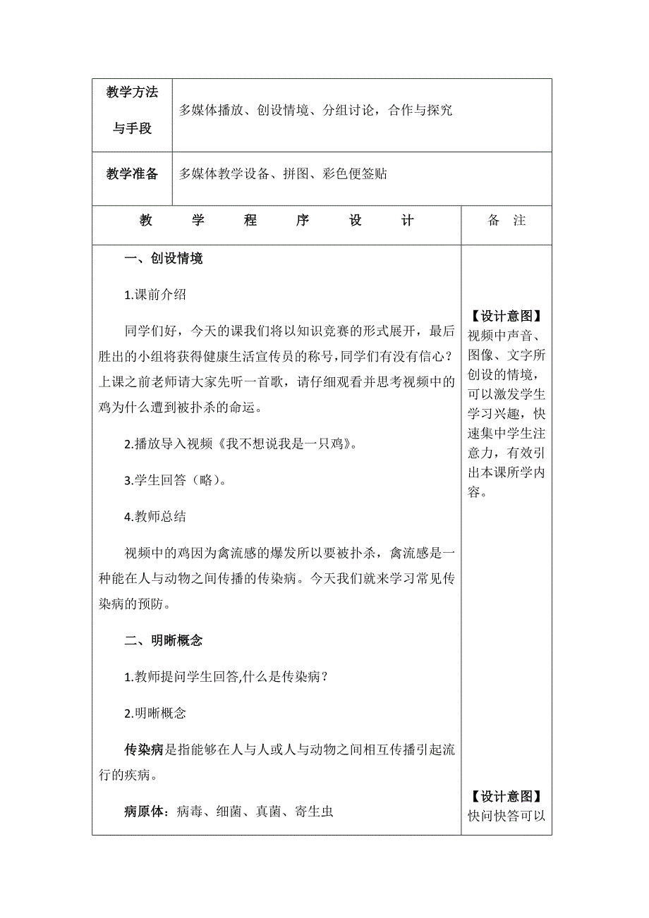 《常见传染病的预防》教学设计[1].docx_第4页