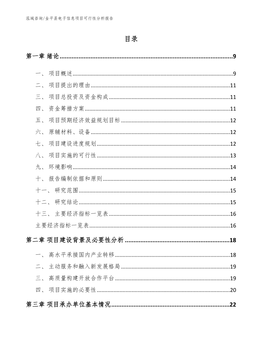 金平县电子信息项目可行性分析报告_第2页