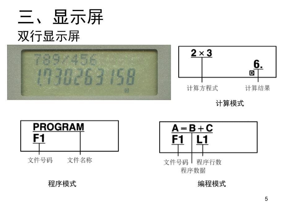 fx4500P计算器使用说明PPT精品文档_第5页