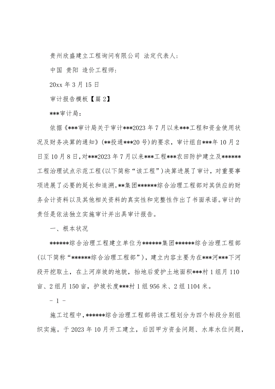 2023关于年度审计报告模板.docx_第3页