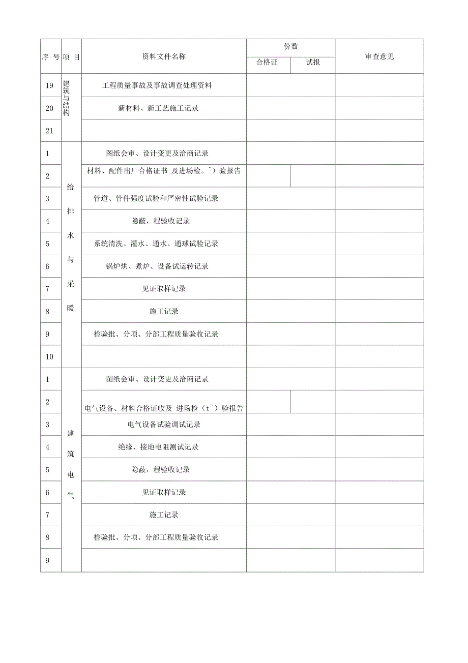 三亚工程竣工验收备案表_第4页