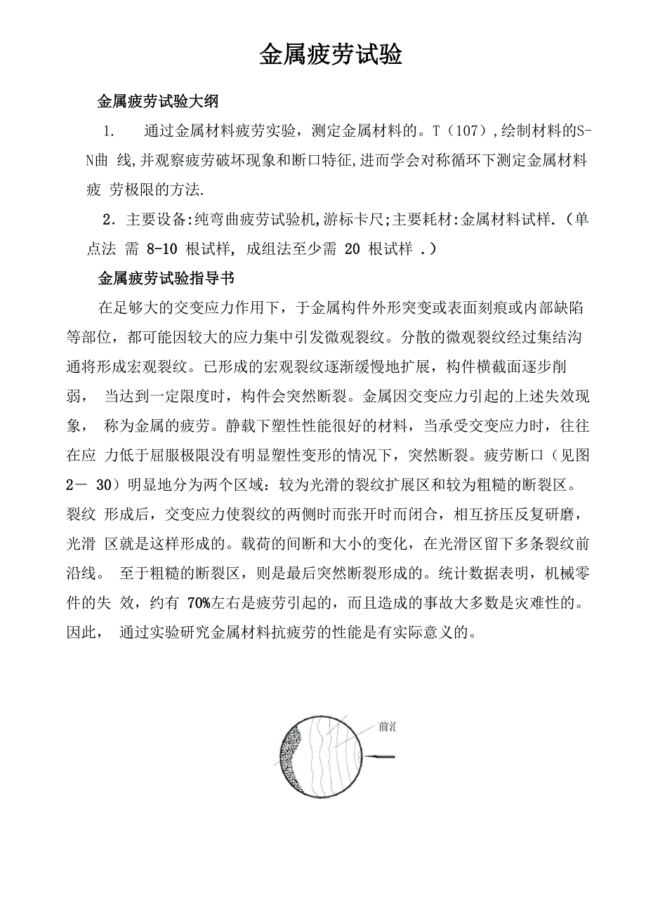 金属疲劳试验方法_第1页