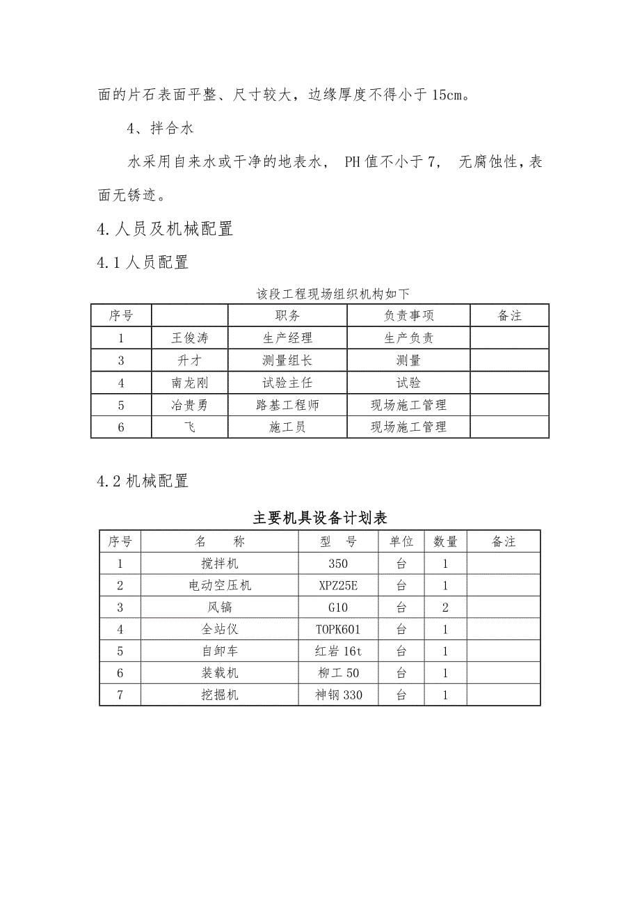 骨架护坡工程施工组织设计方案_第5页