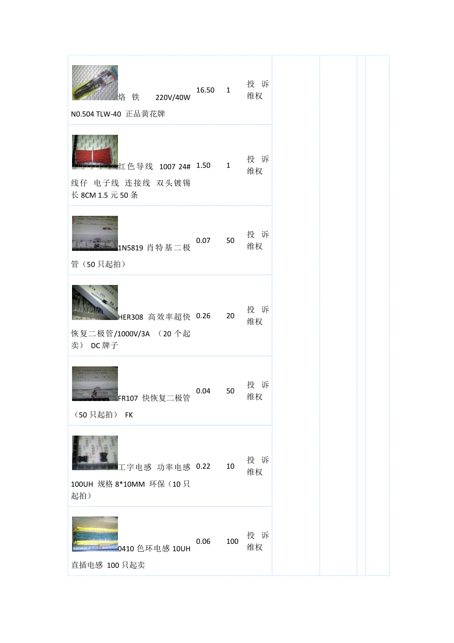 电子元器件表.docx_第2页