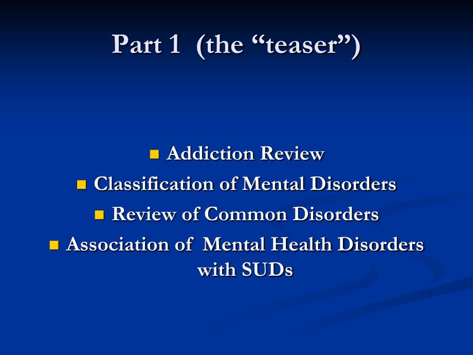 Pharmacological Issues in Treatment of CoOccurring Disorders在共同发生的疾病的治疗药物的问题_第2页