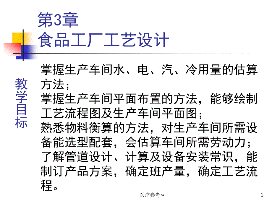 生产车间布置-食品工厂工艺设计【优选资料】_第1页