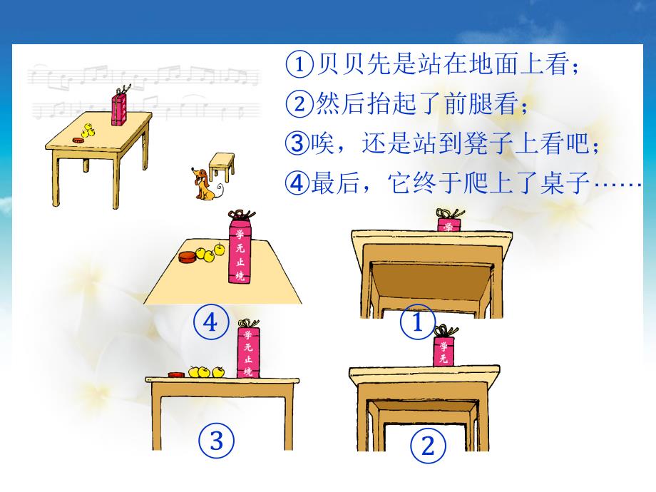 北师大版四年级下数学第四单元观察物体期末复习课件_第4页