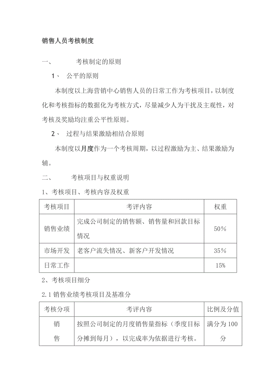 销售人员考核制度_第1页