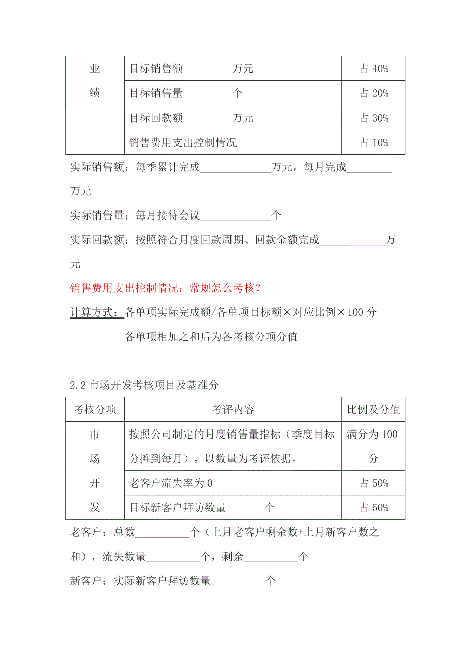 销售人员考核制度_第2页