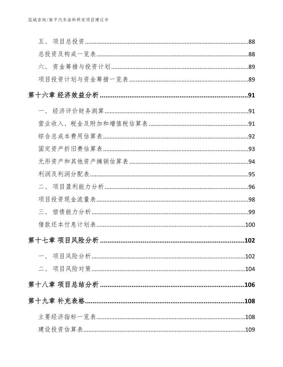 南平汽车涂料研发项目建议书_参考模板_第5页