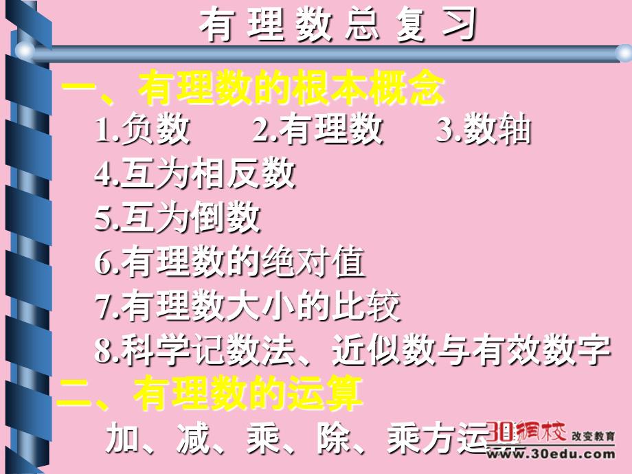 有理数小结和复习xppt课件_第1页