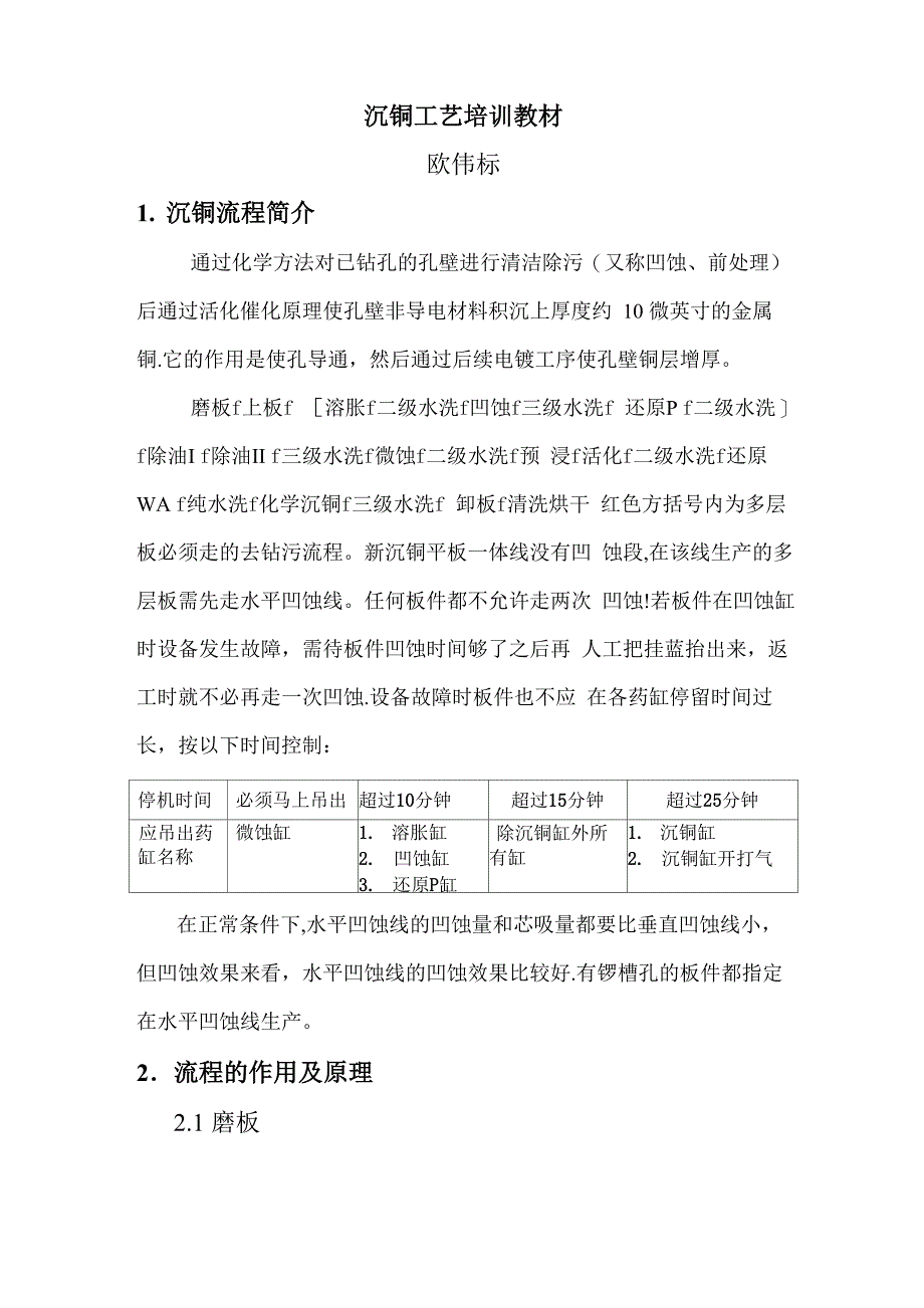 沉铜工艺培训教材_第1页