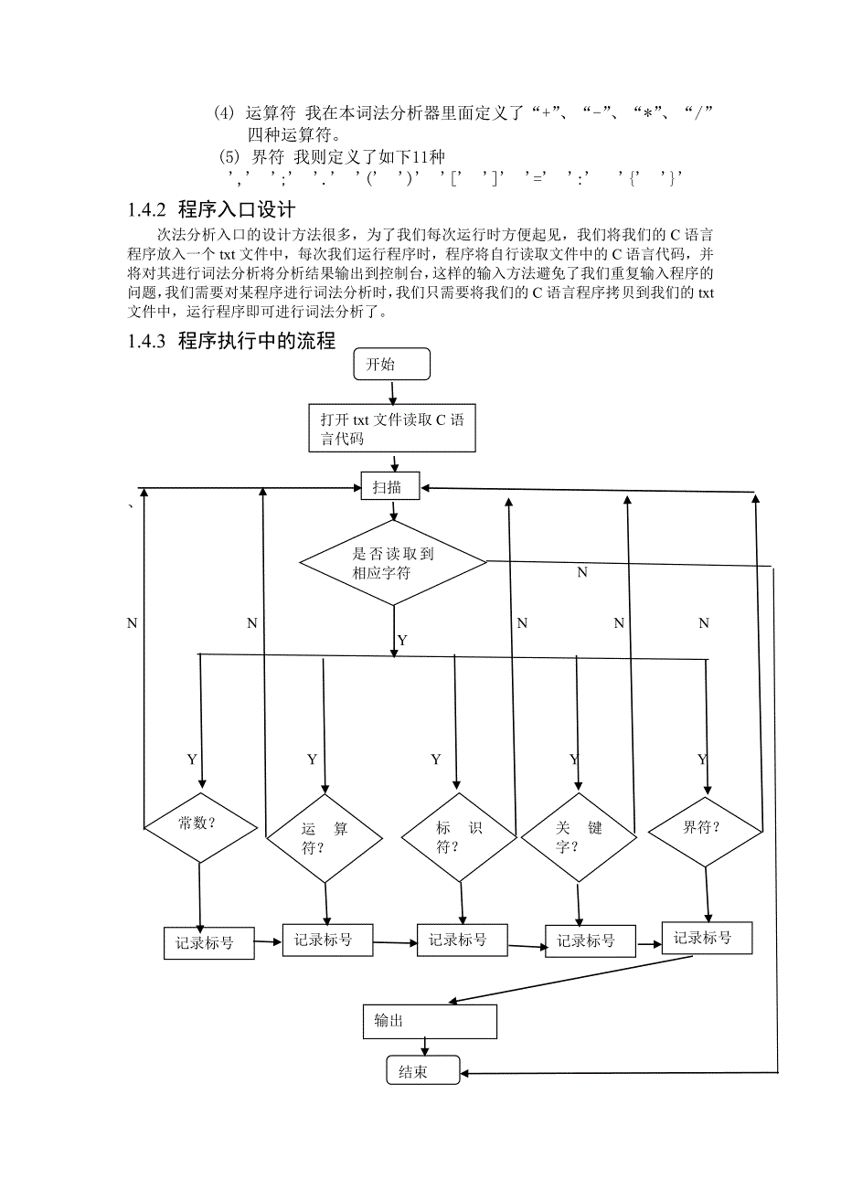 编译原理课程设计C语言词法分析器语法分析器_第4页
