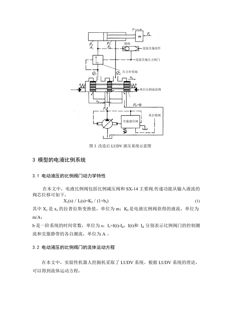 挖掘机臂液压系统的模型化参量估计--毕业论文外文翻译_第4页