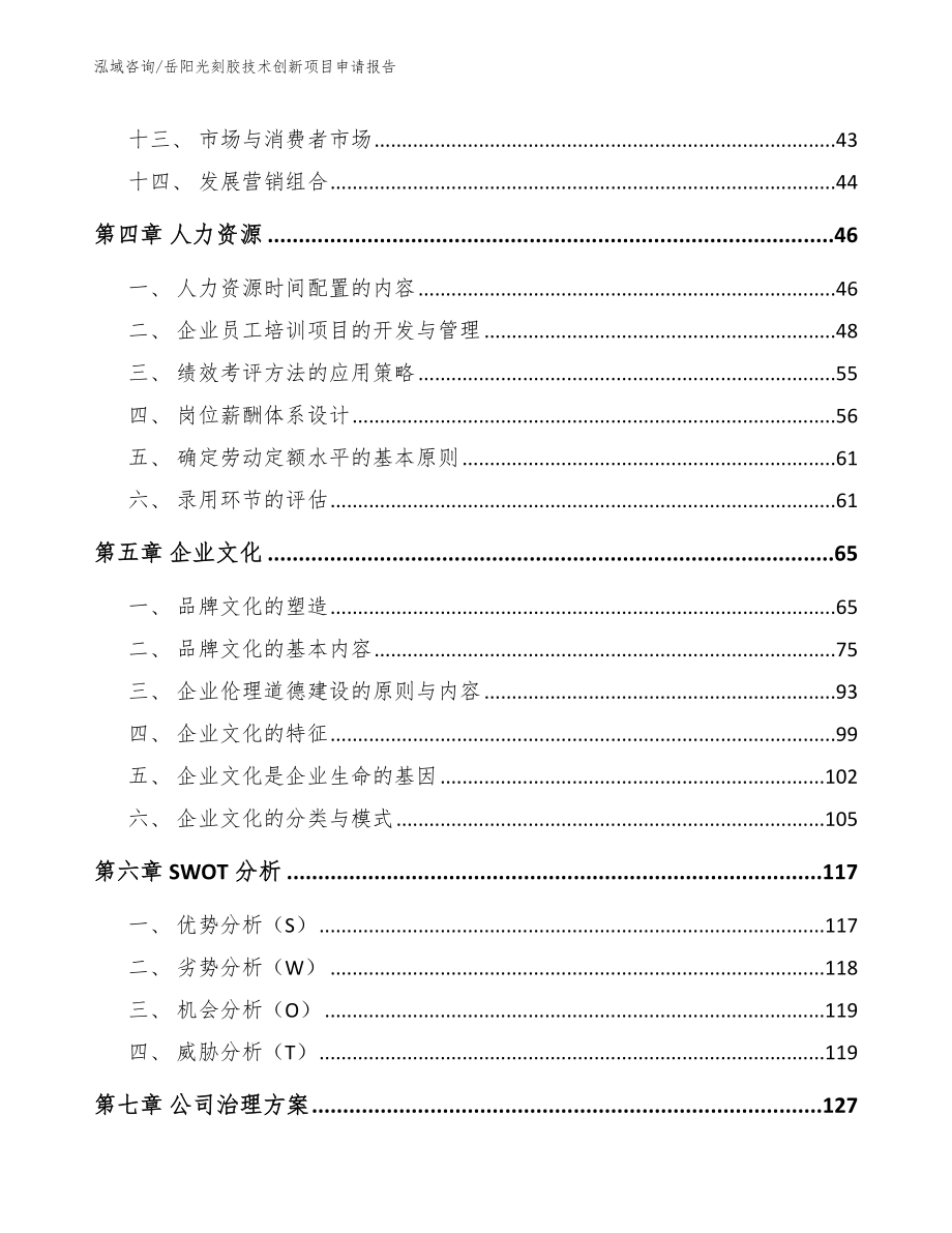 岳阳光刻胶技术创新项目申请报告_参考模板_第2页