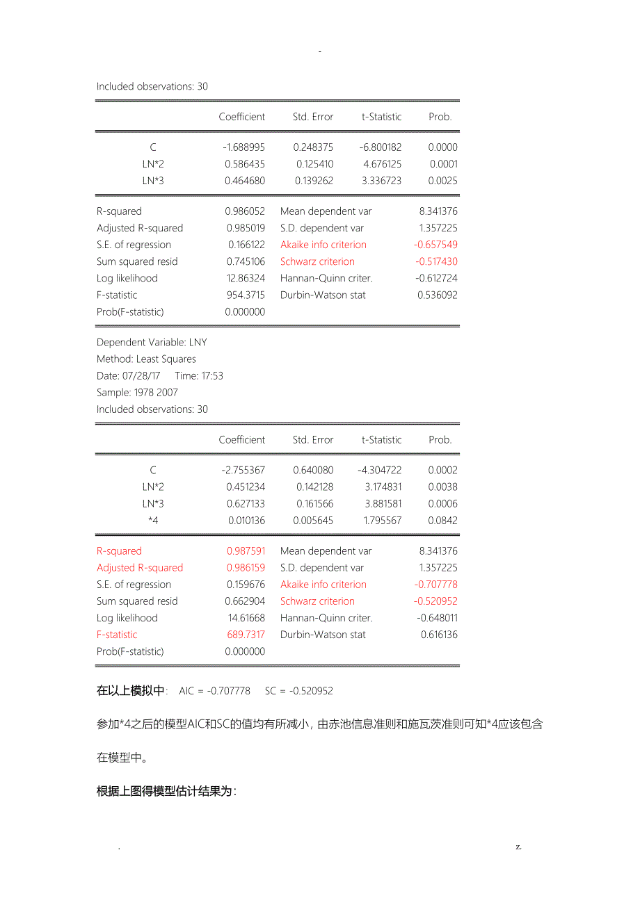 计量软件eviews期末论文_第3页