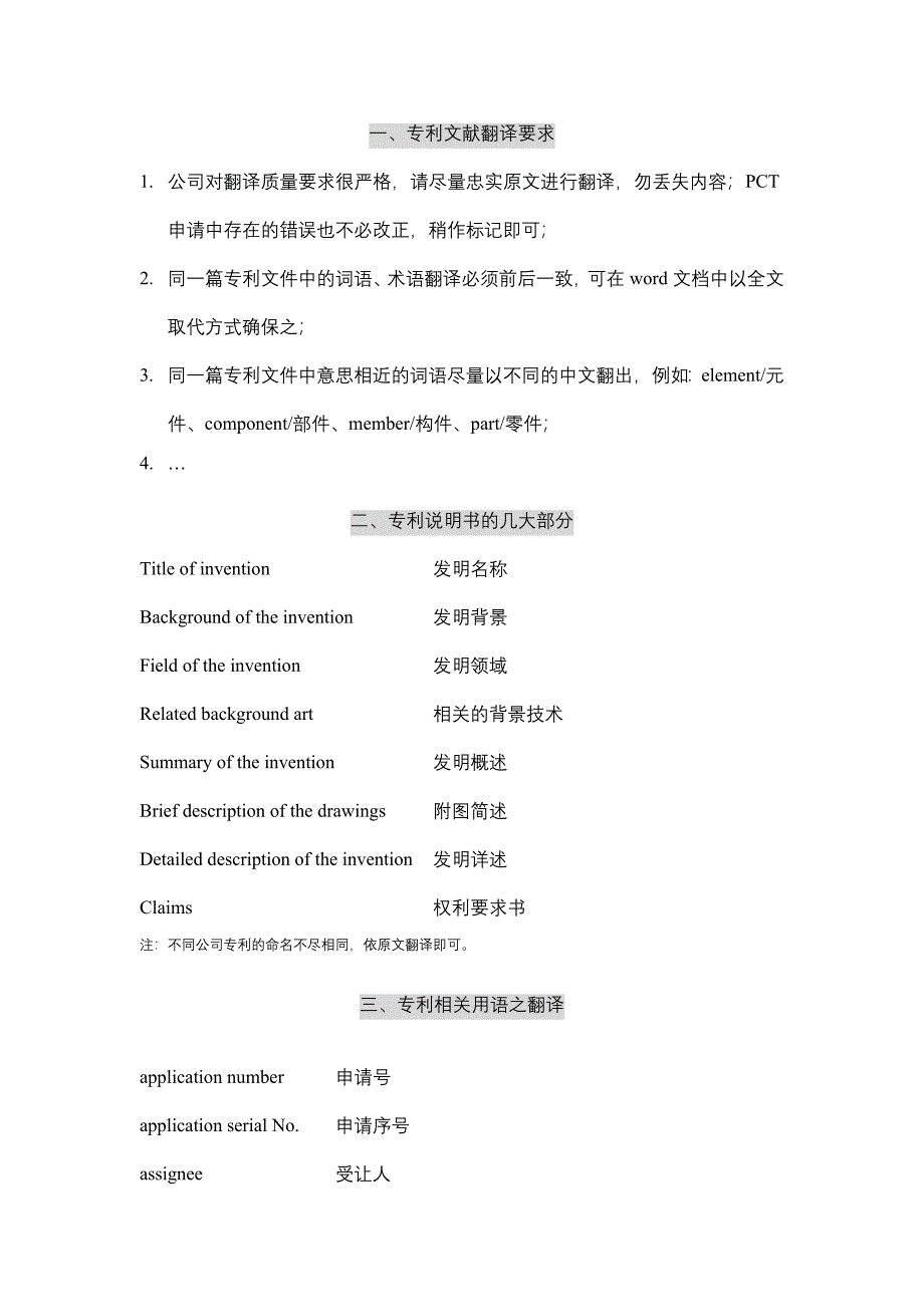 专利文献翻译规范_第1页