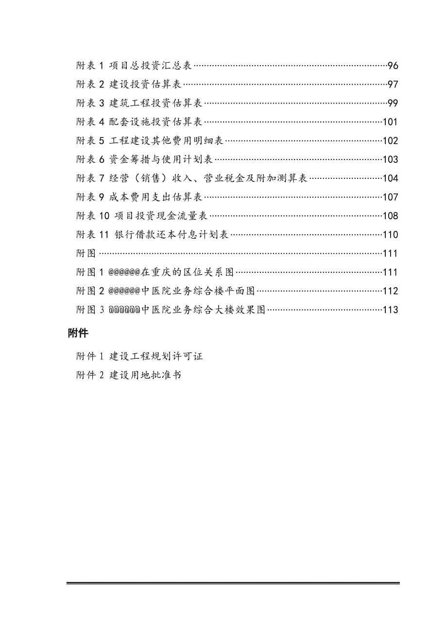 医院业务综合大楼建设项目策划建议书.doc_第5页