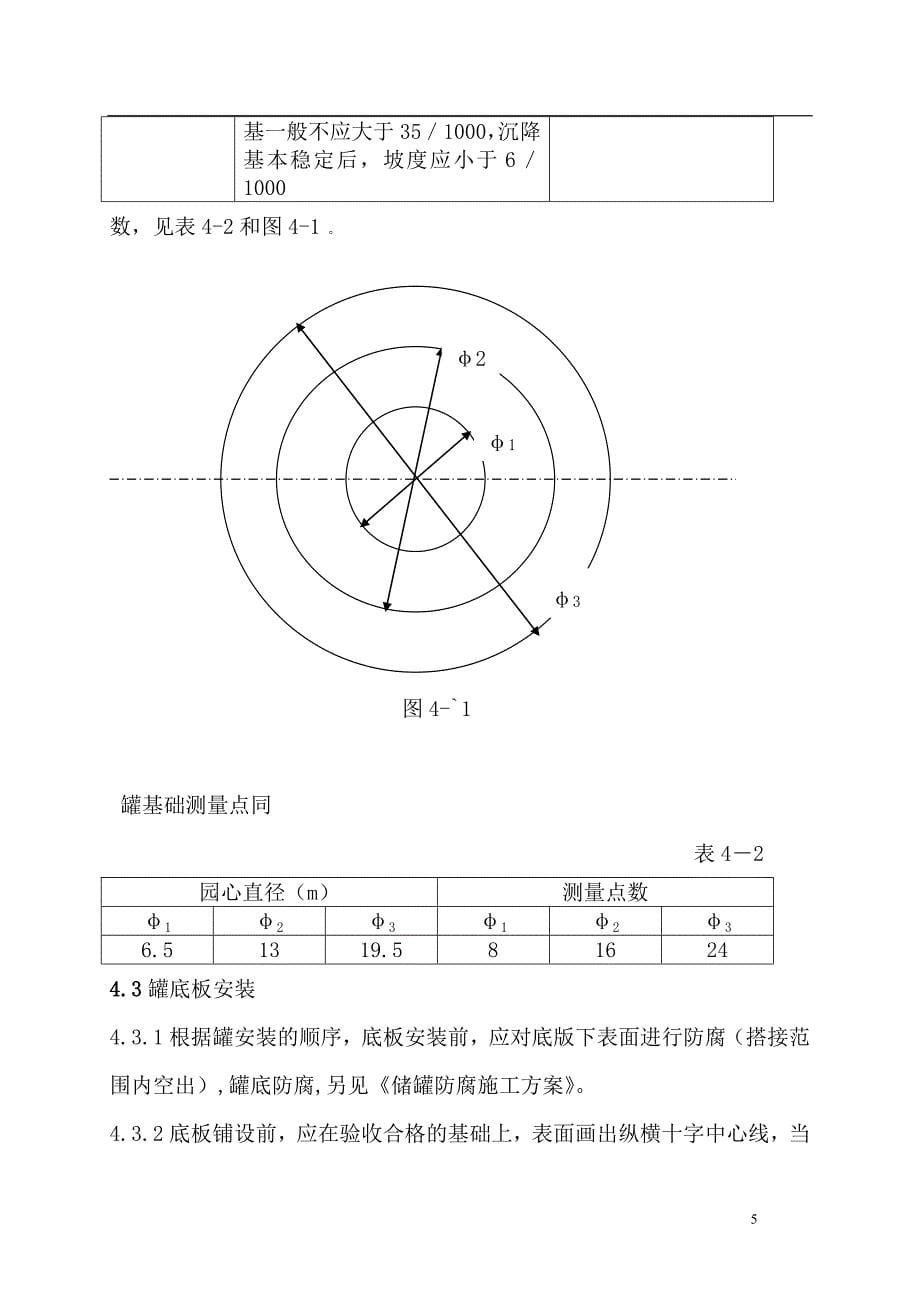 9000立方米沥清储罐制作安装施工方案_第5页