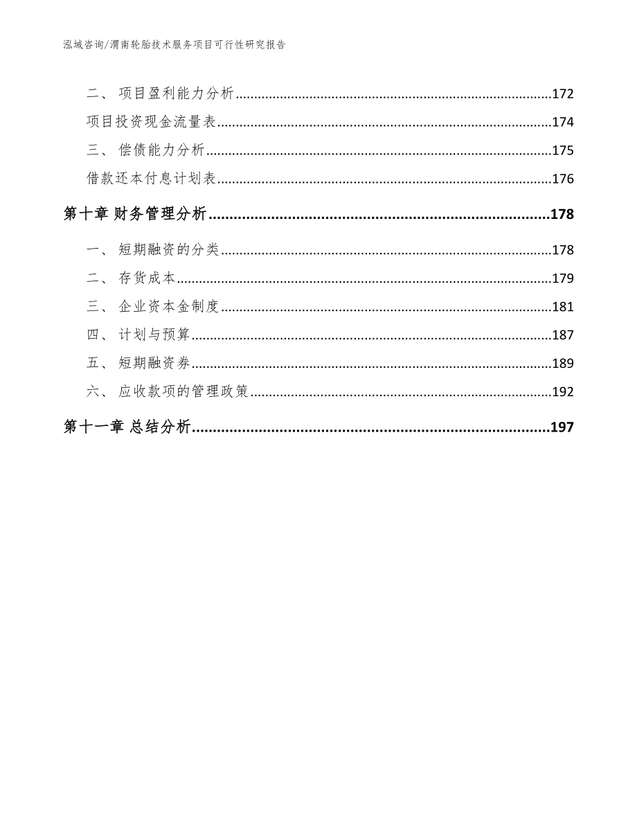 渭南轮胎技术服务项目可行性研究报告_模板范本_第4页