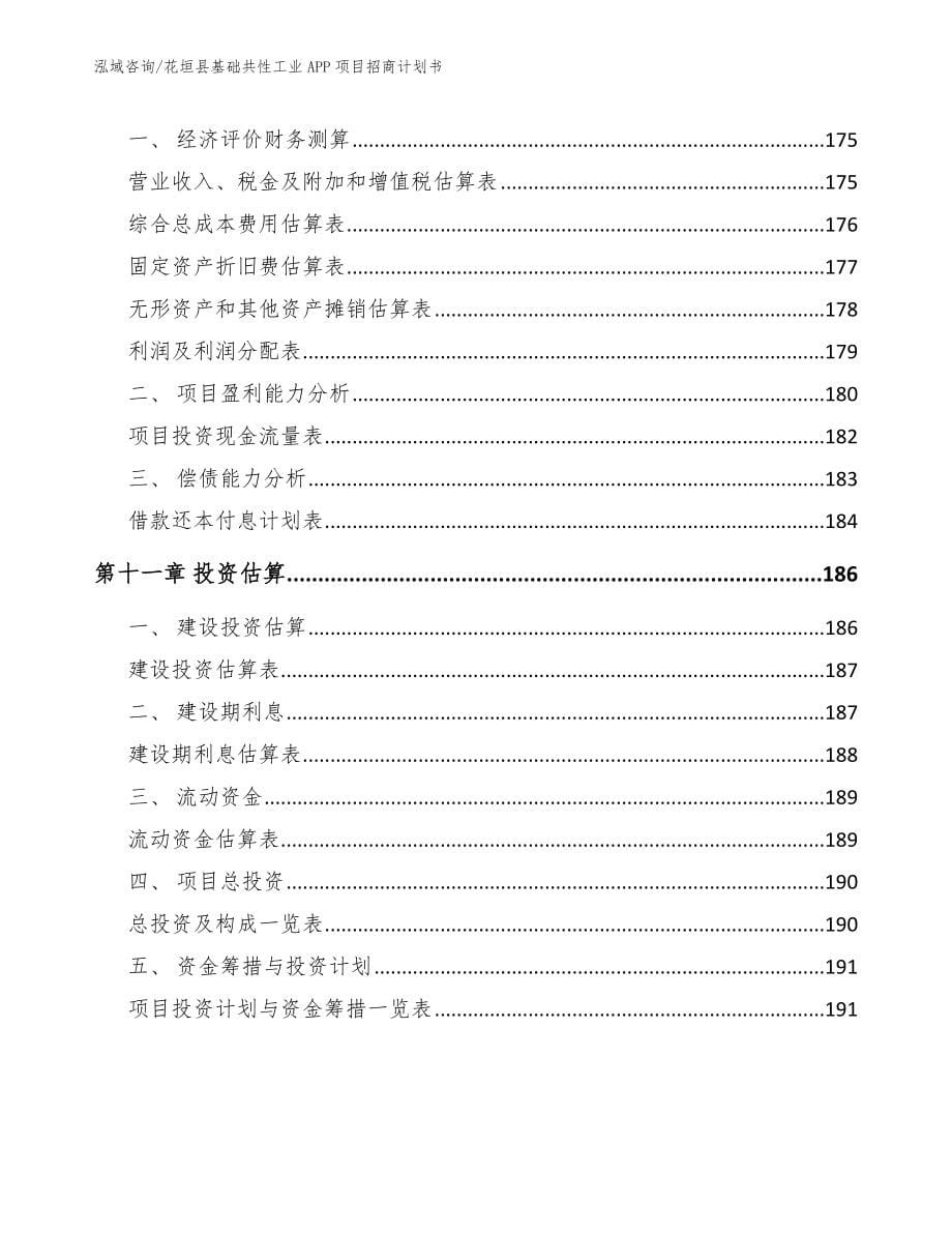 花垣县基础共性工业APP项目招商计划书（范文）_第5页