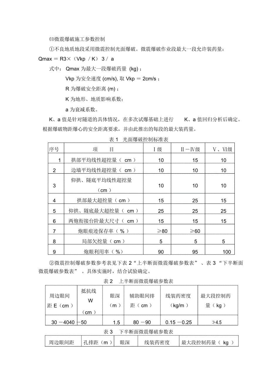 光面爆破施工方案培训讲学_4400_第5页