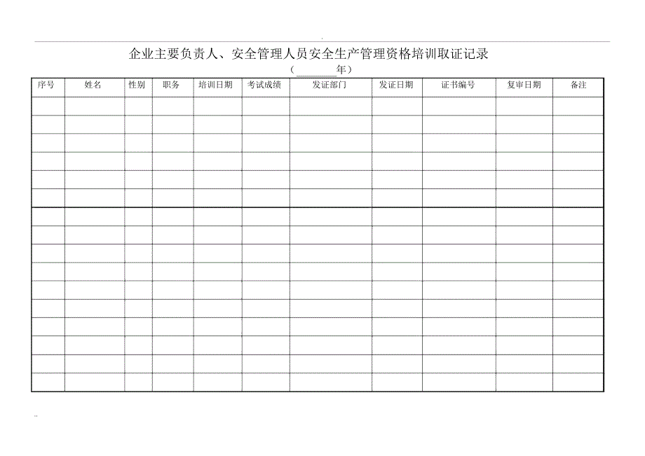 建筑公司安全生产管理台帐_第3页