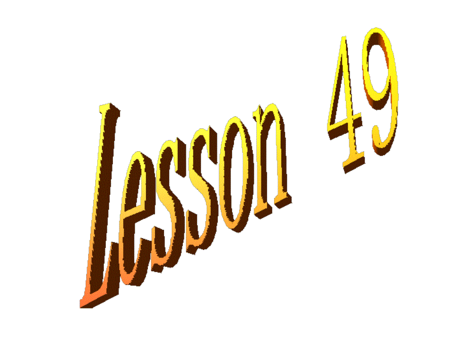 八年级英语上册Lesson49课件冀教版_第1页