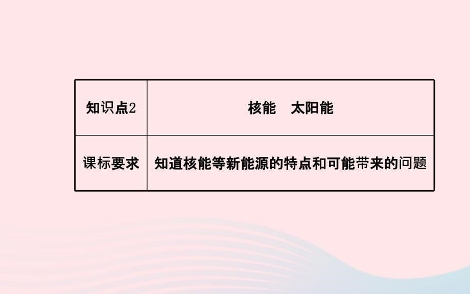 九年级物理全册第十八章能源与可持续发展课件新版苏科版_第5页