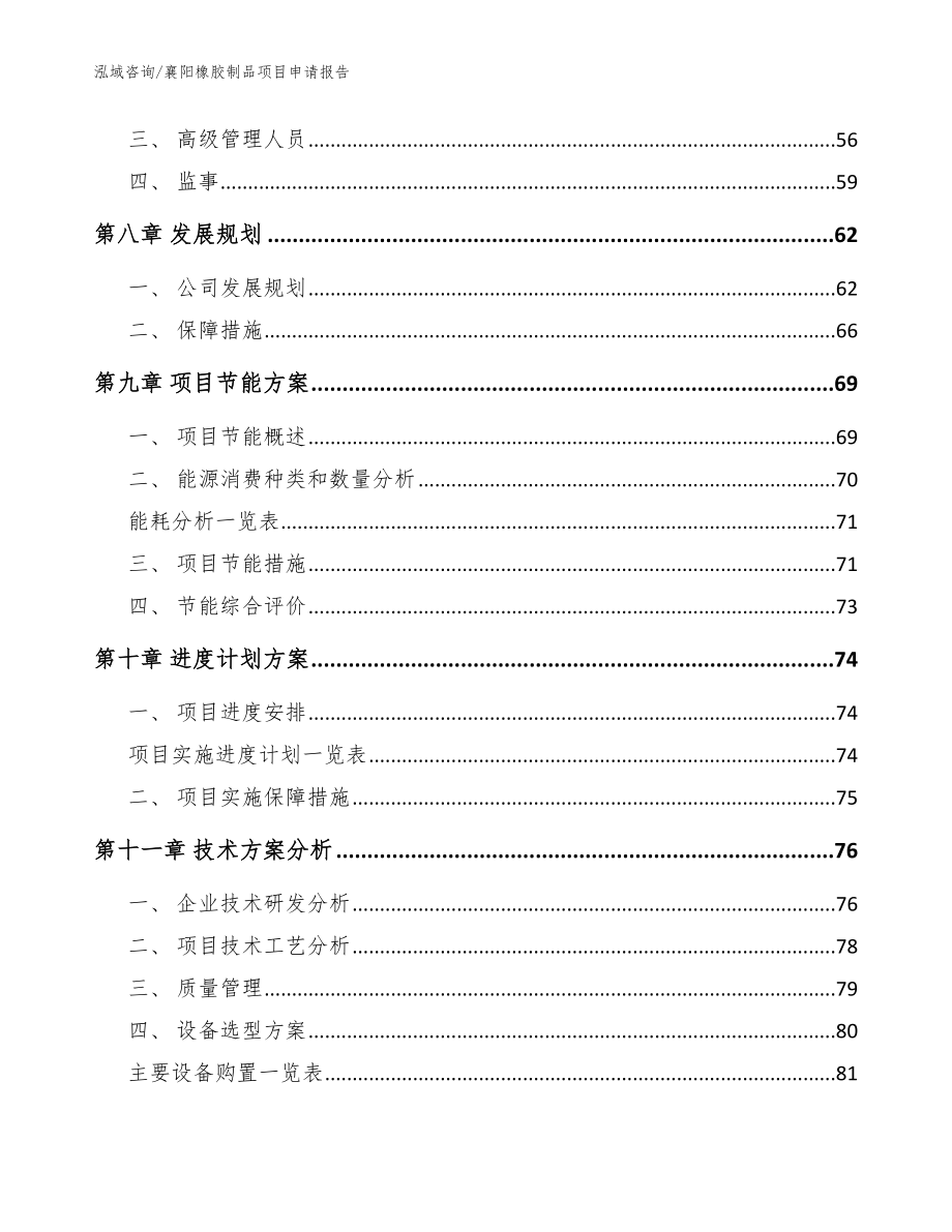 襄阳橡胶制品项目申请报告_范文参考_第3页