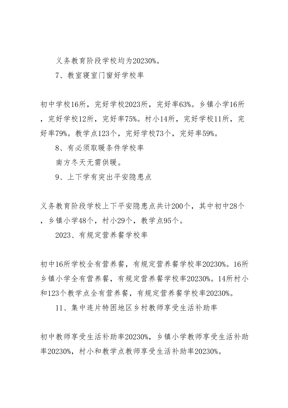 2023年农村义务教育专项自查报告 .doc_第3页