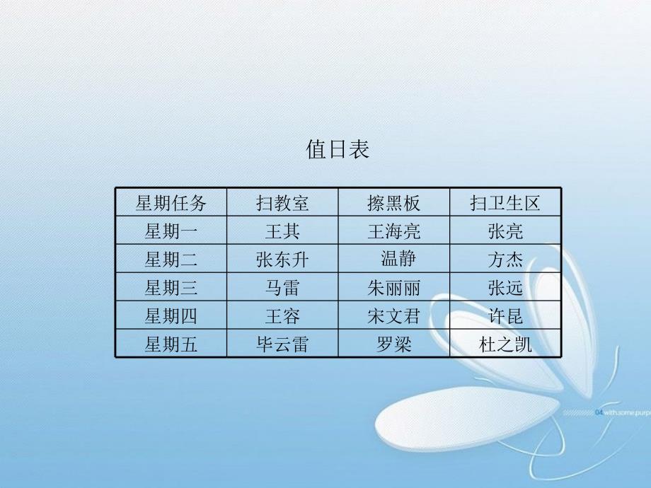 人教版信息技术四年级上册用Word制作简单的表格PPT课件_第4页