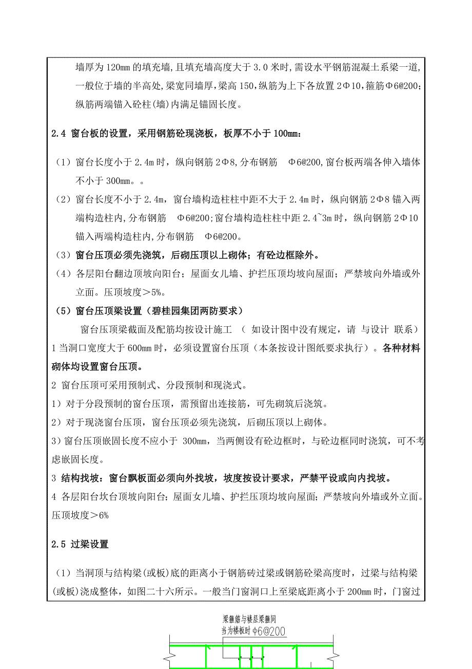 碧桂园城邦花园五期技术交底表_第4页