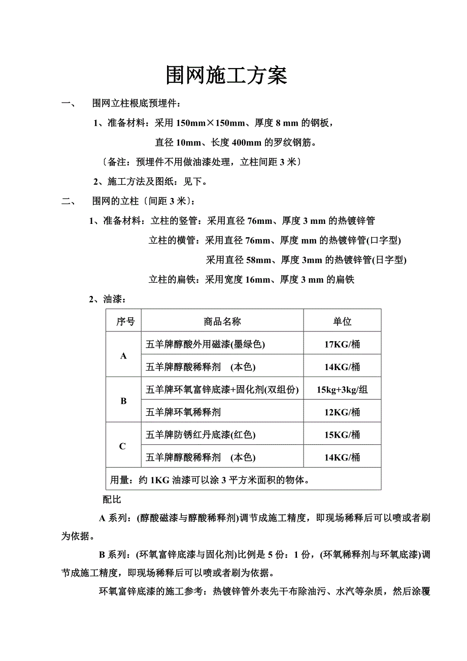 围网施工方案_第1页