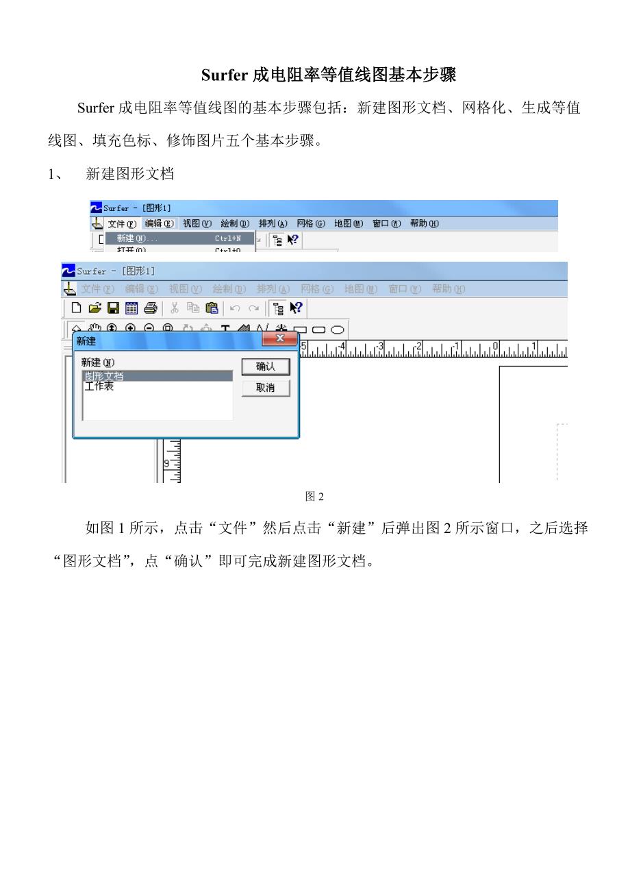 surfer成等值线图流程_第1页