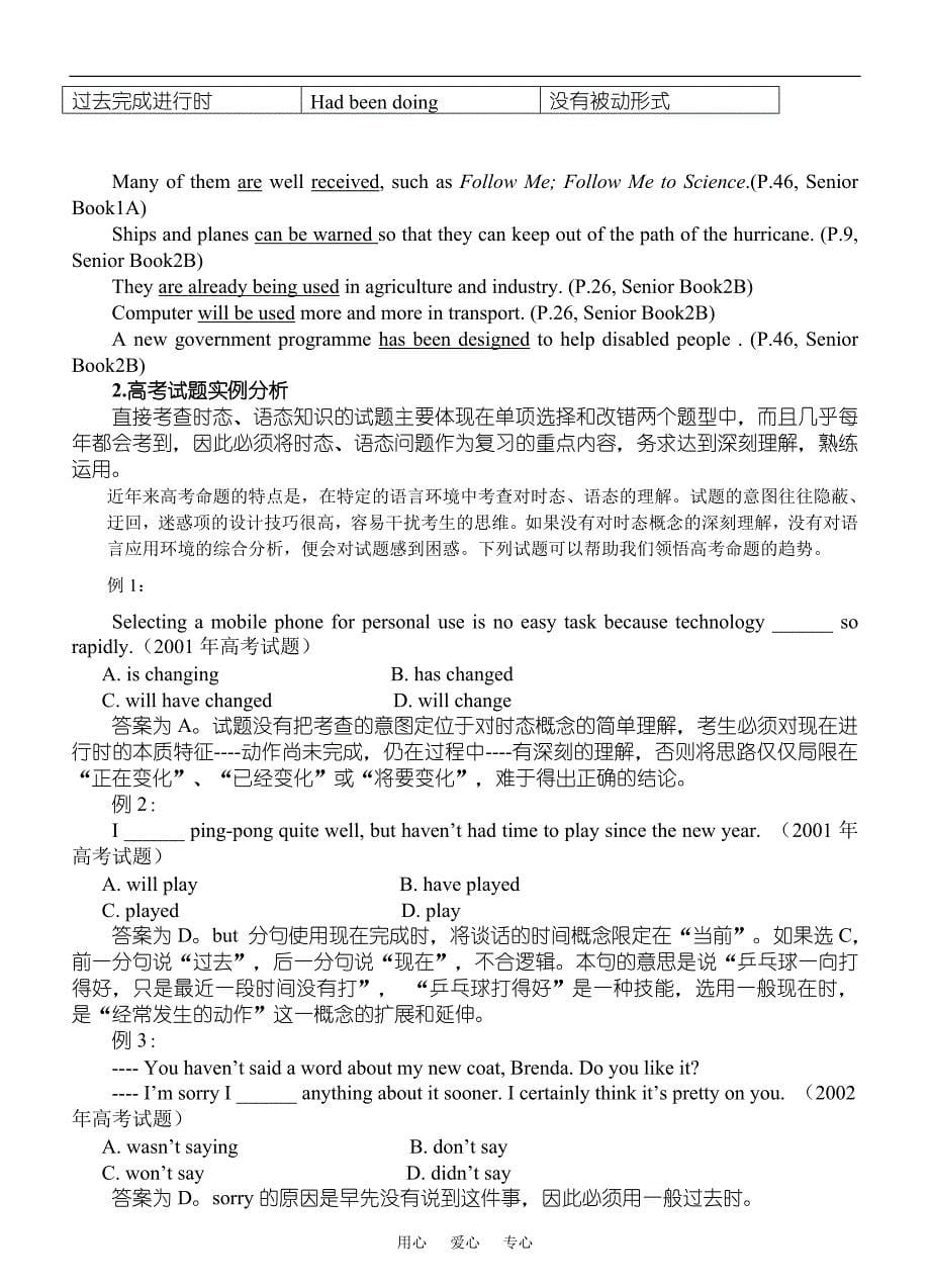 英语时态、语态专题.doc_第5页