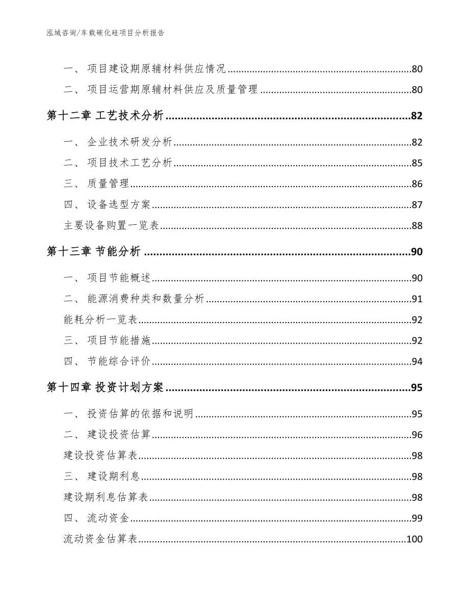 车载碳化硅项目分析报告【模板范文】_第5页