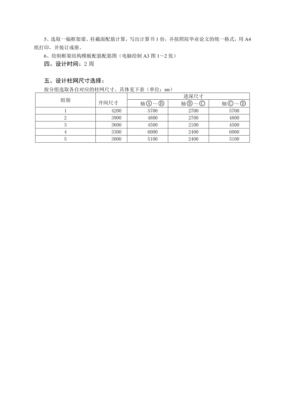 2013土木房建高层建筑结构课程设计任务书(拟采用件).doc_第4页