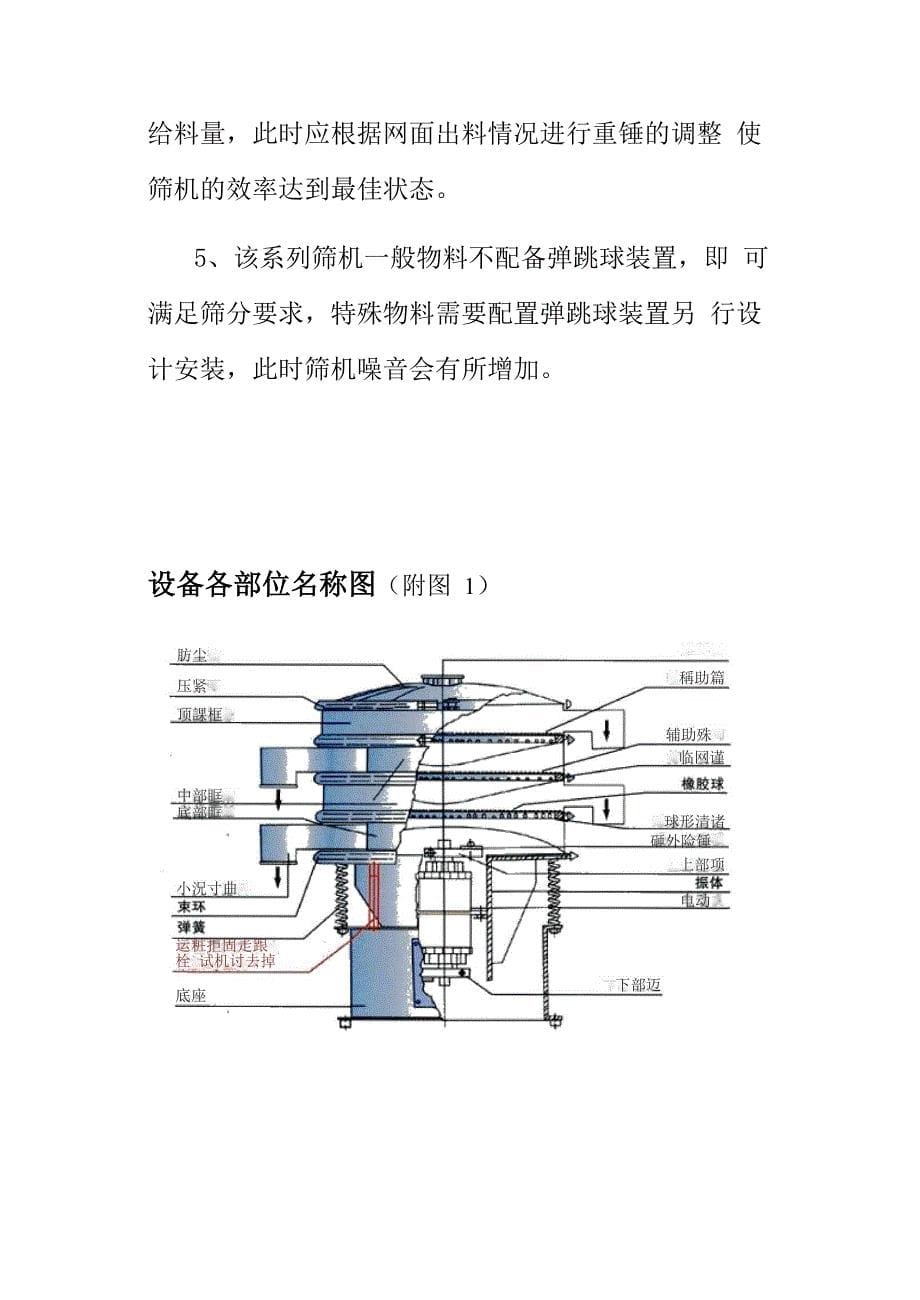 旋振筛使用说明书_第5页