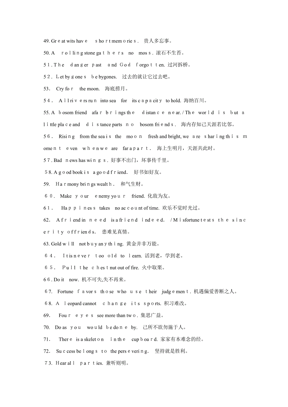 常用英语谚语200条_第3页